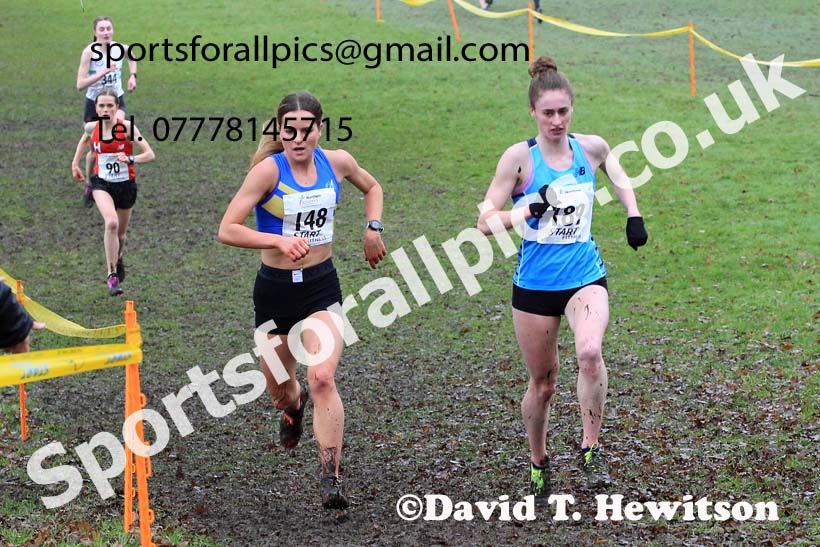 Senior Womens 2023 Northern Cross Country Champs., Witton Park, Blackburn. Photo: David T. Hewitson/Sports for All Pics